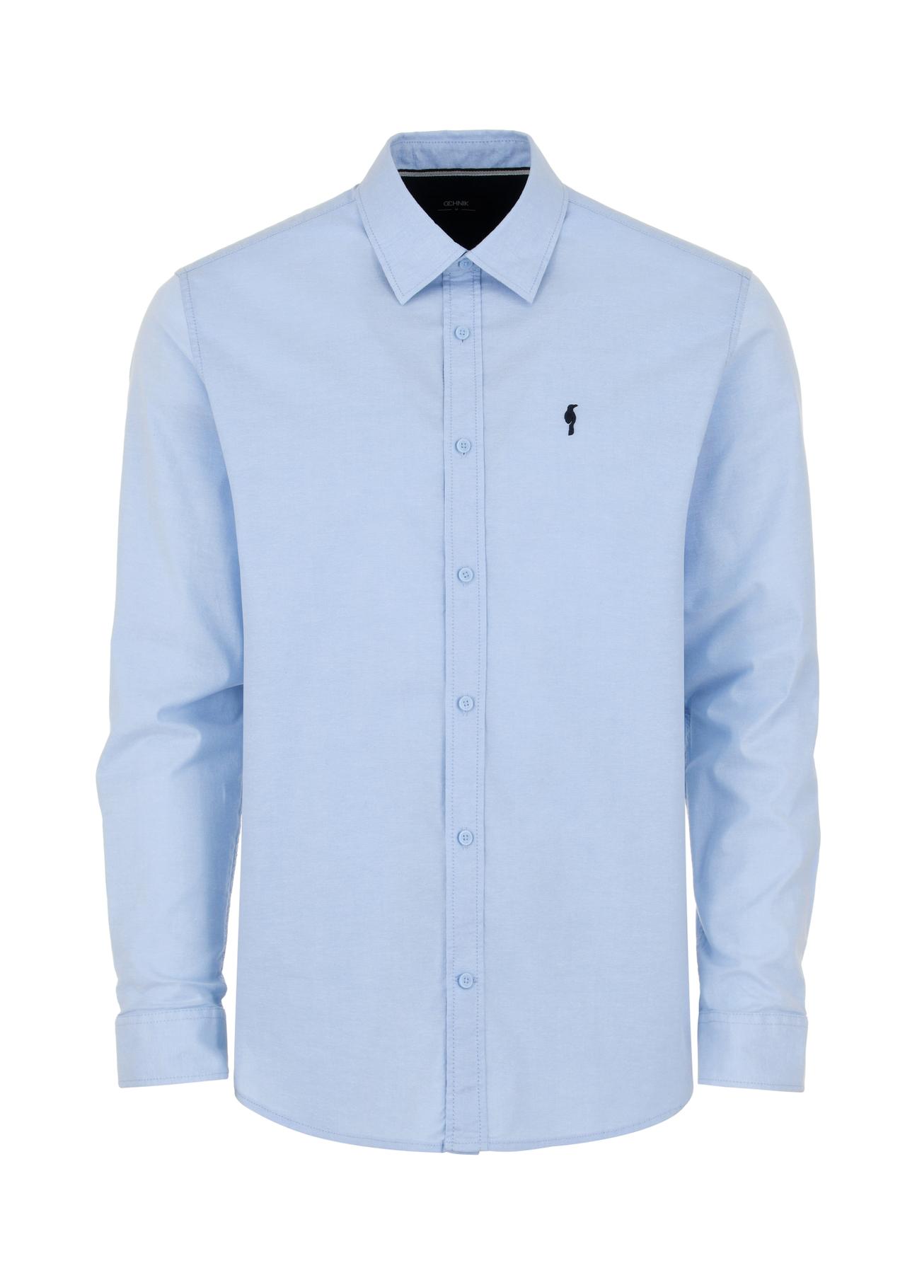 Błękitna koszula męska KOSMT-0323-60(W24)