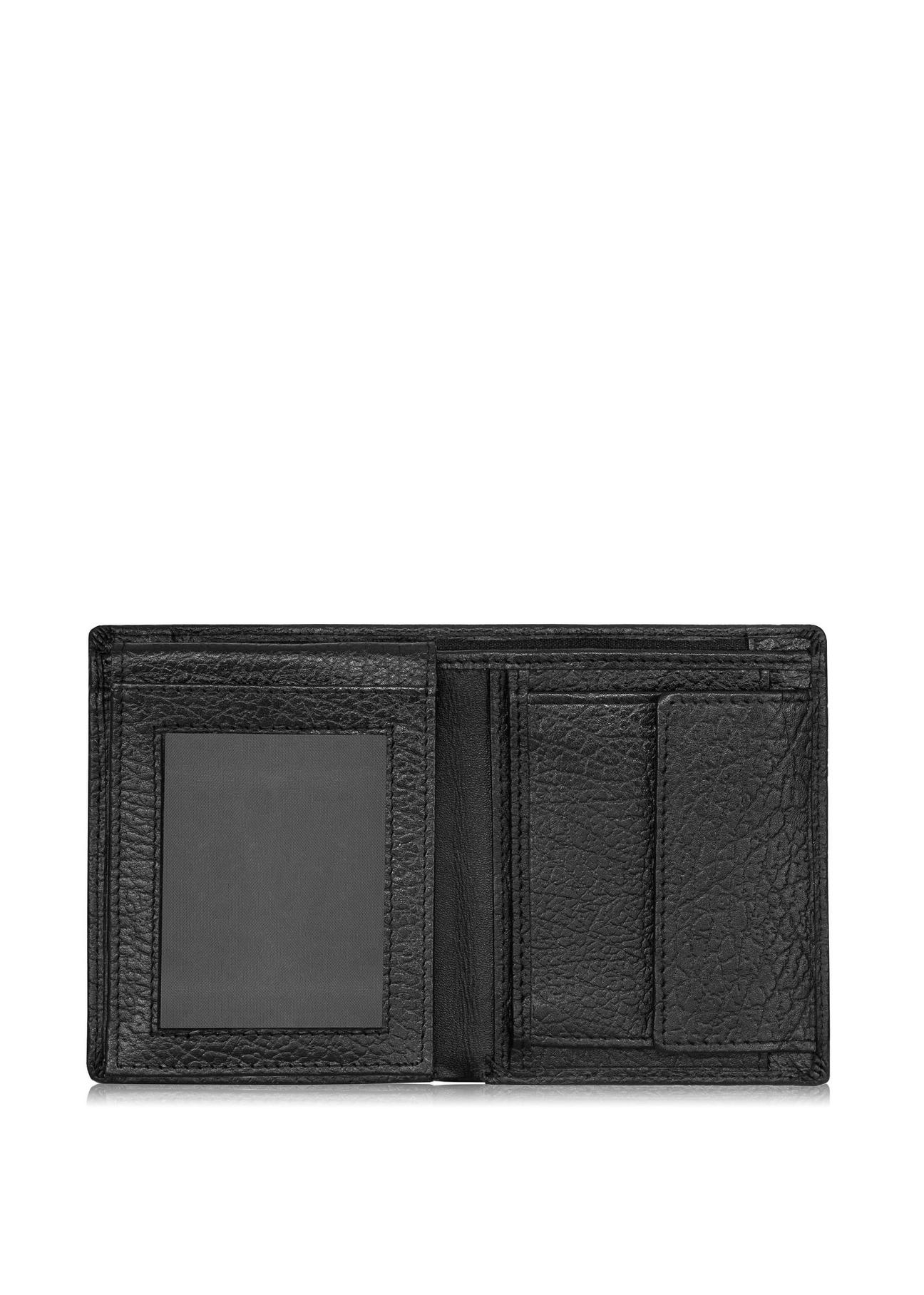 Skórzany groszkowany portfel męski PORMS-0535-99(W24)