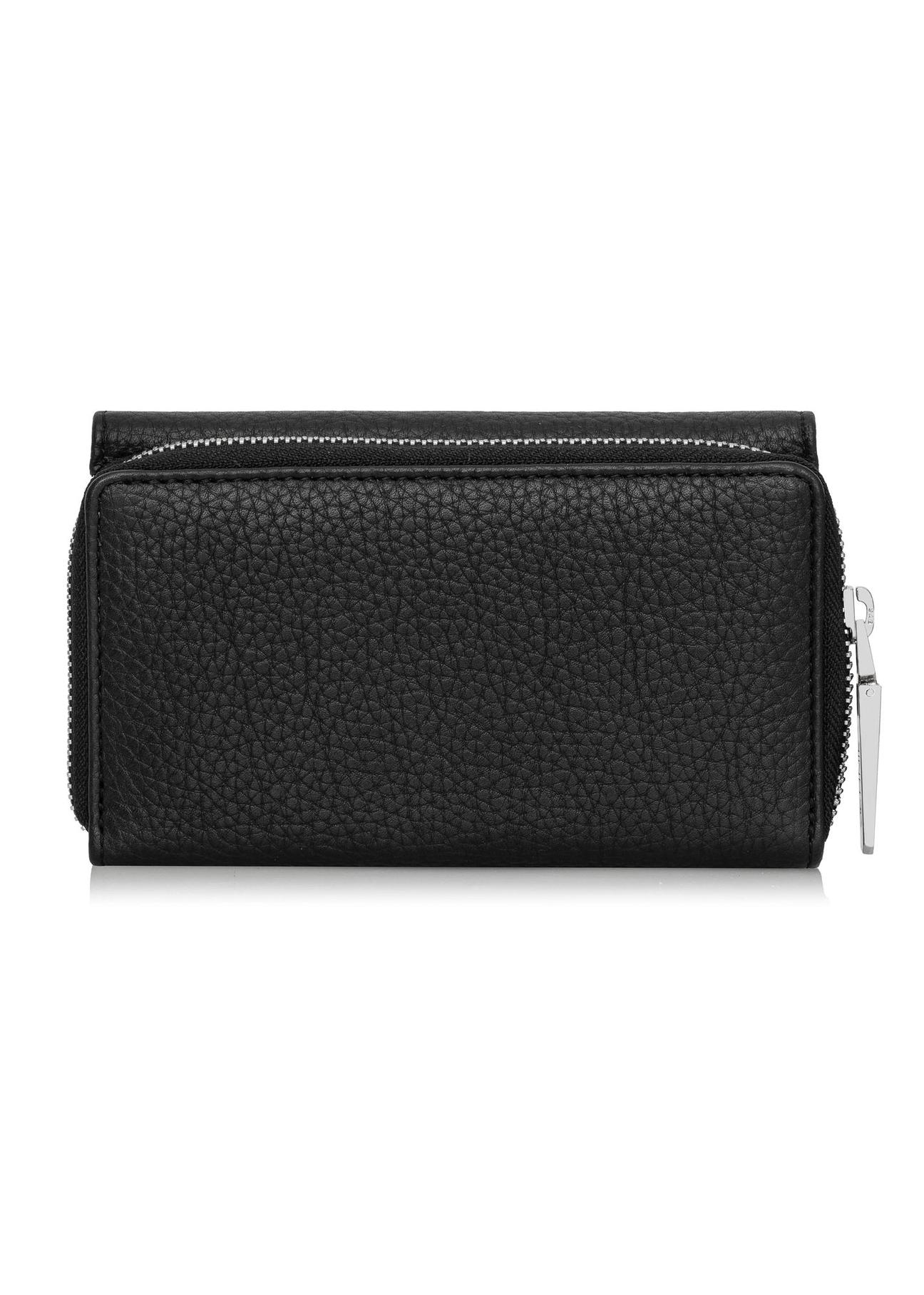 Large black leather women's wallet PORES-0801P-99(Z24)-06