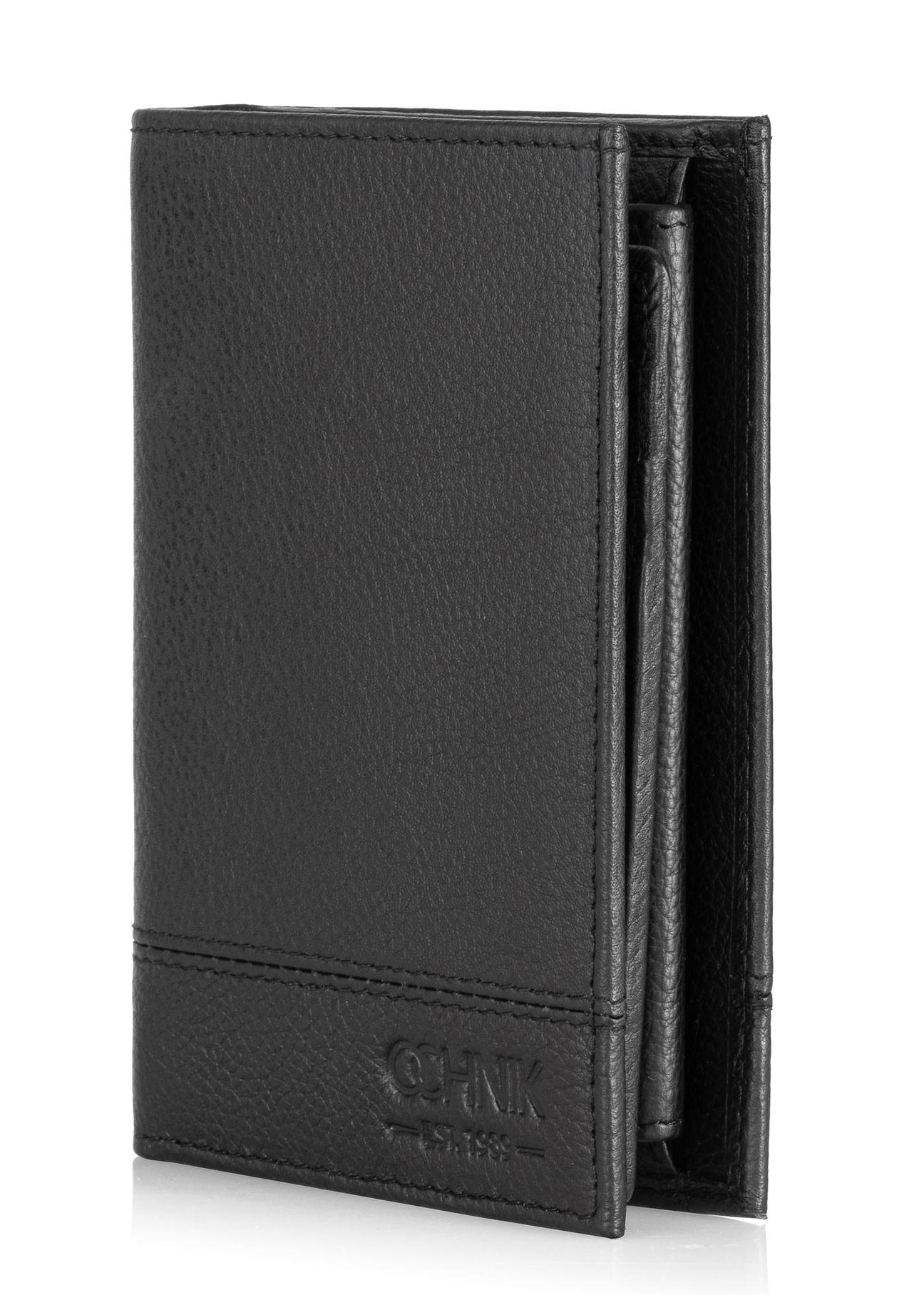 Skórzany portfel męski z przeszyciem PORMS-0022-99(Z23)