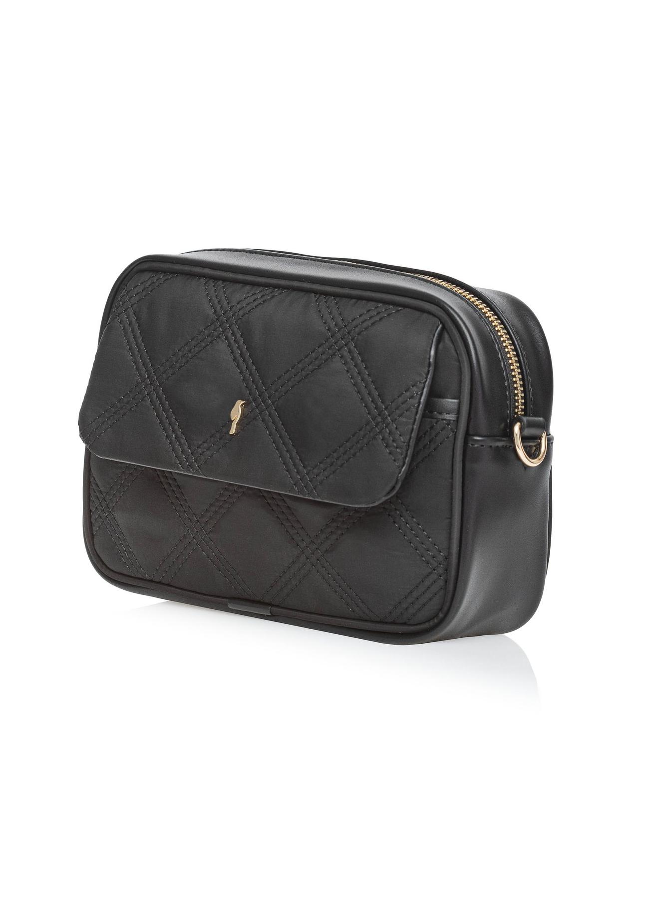 Black quilted small women's bag TOREN-0297-99(Z24)-03