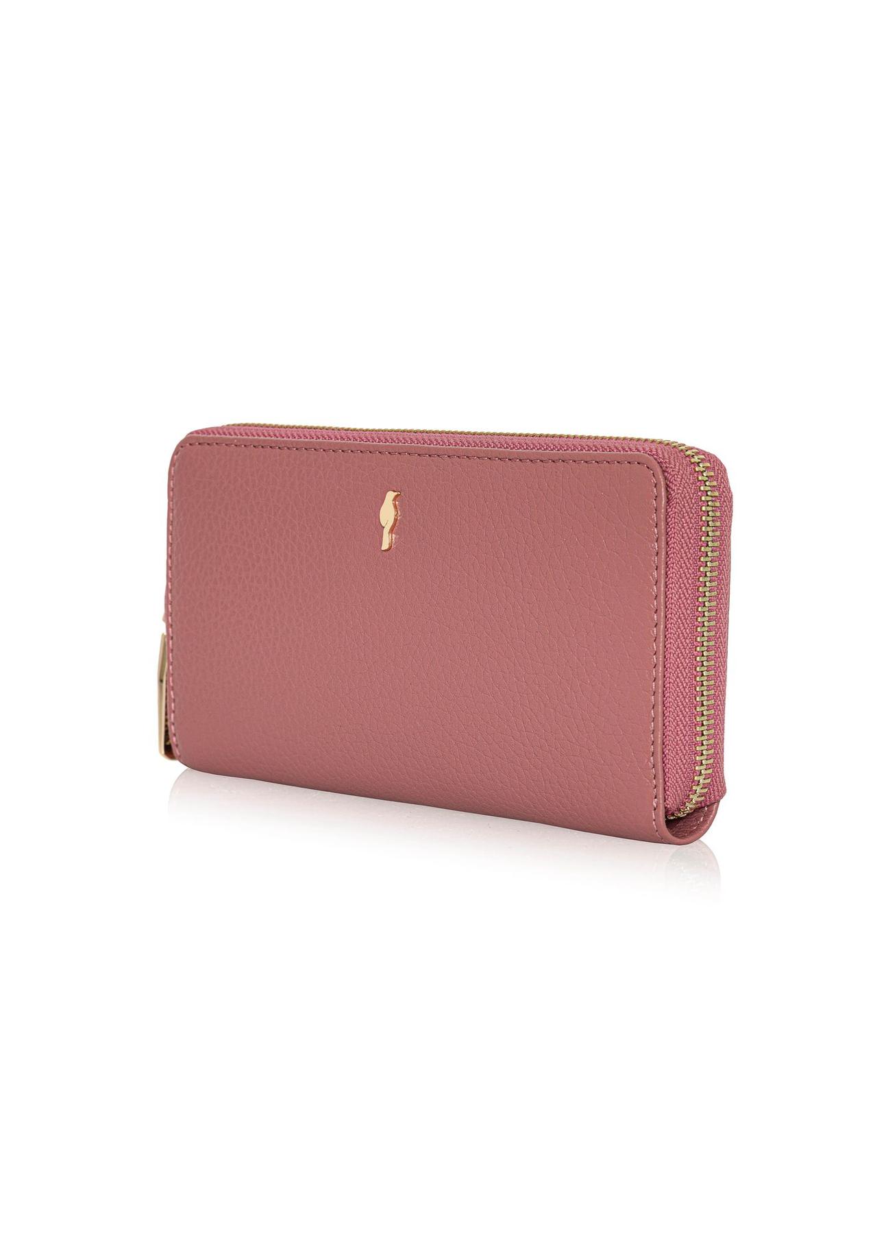 Pink leather women's wallet PORES-0800E-31(Z24)-02