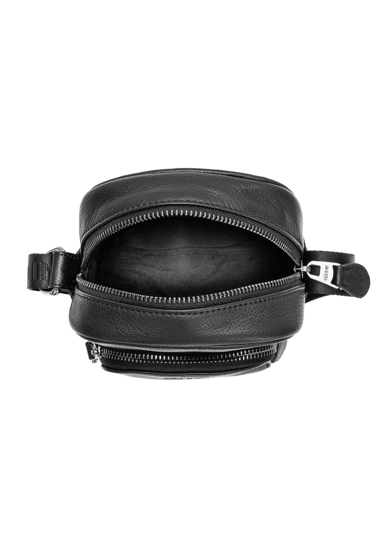 Men's black leather sachet TORMS-0017C-99(Z24)-06