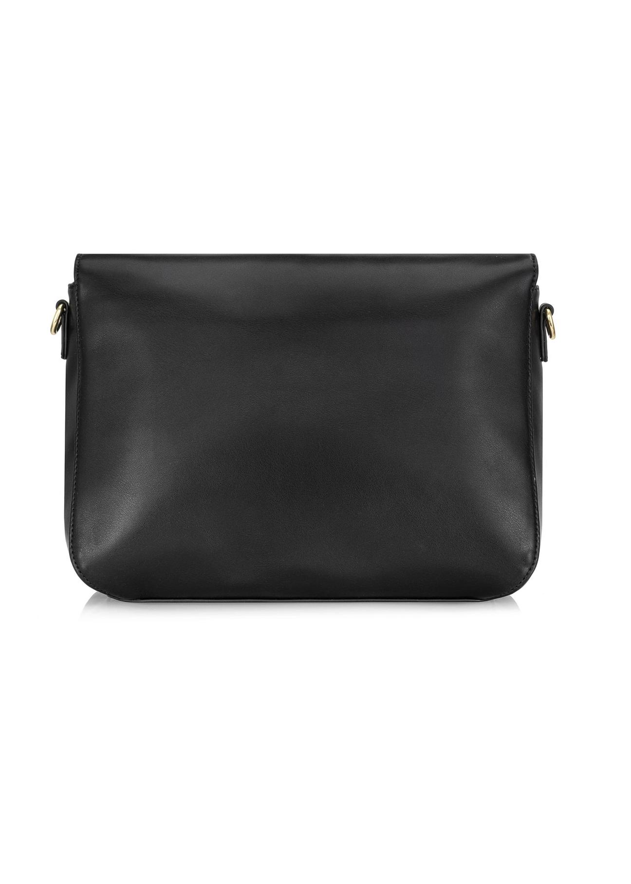 Capacious black women's bag TOREC-0970-99(Z24)-05