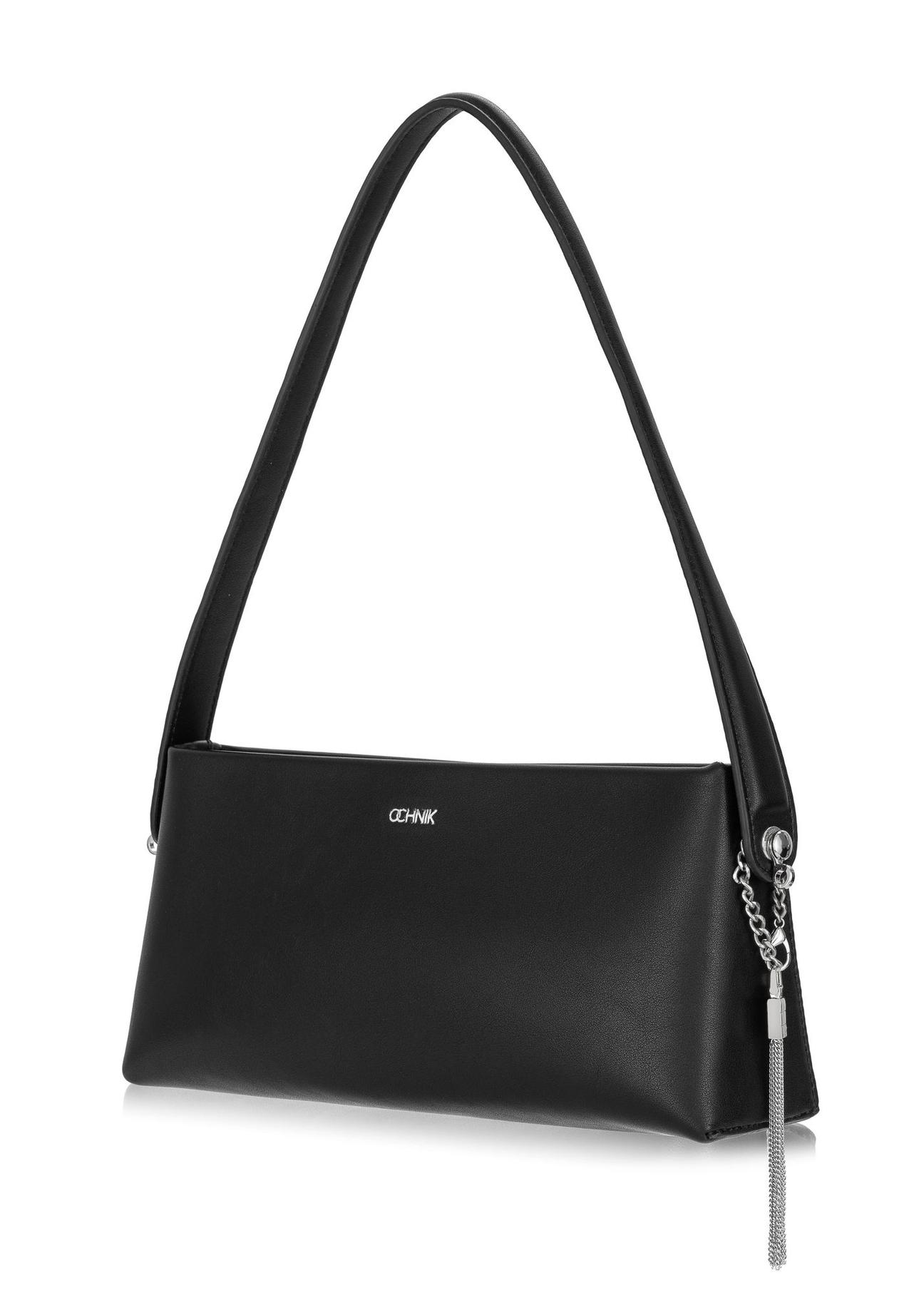 Minimalist black women's bag TOREC-0964-99(Z24)-02