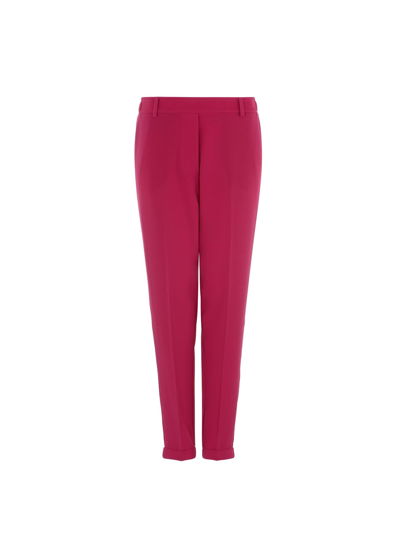 Eleganckie różowe spodnie damskie SPODT-0062-32(Z21)