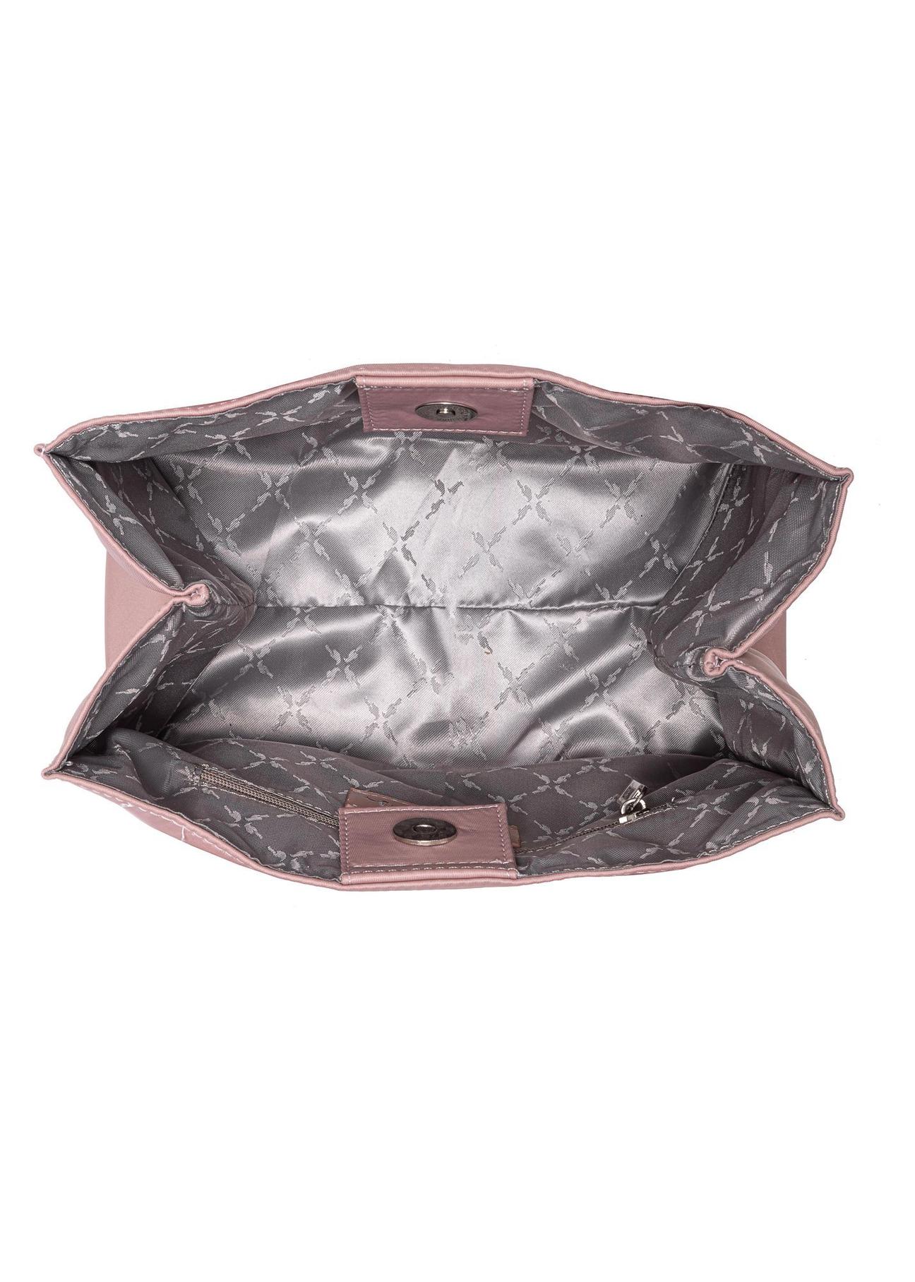 Różowa torebka damska typu tote bag TOREN-0249-31(W23)