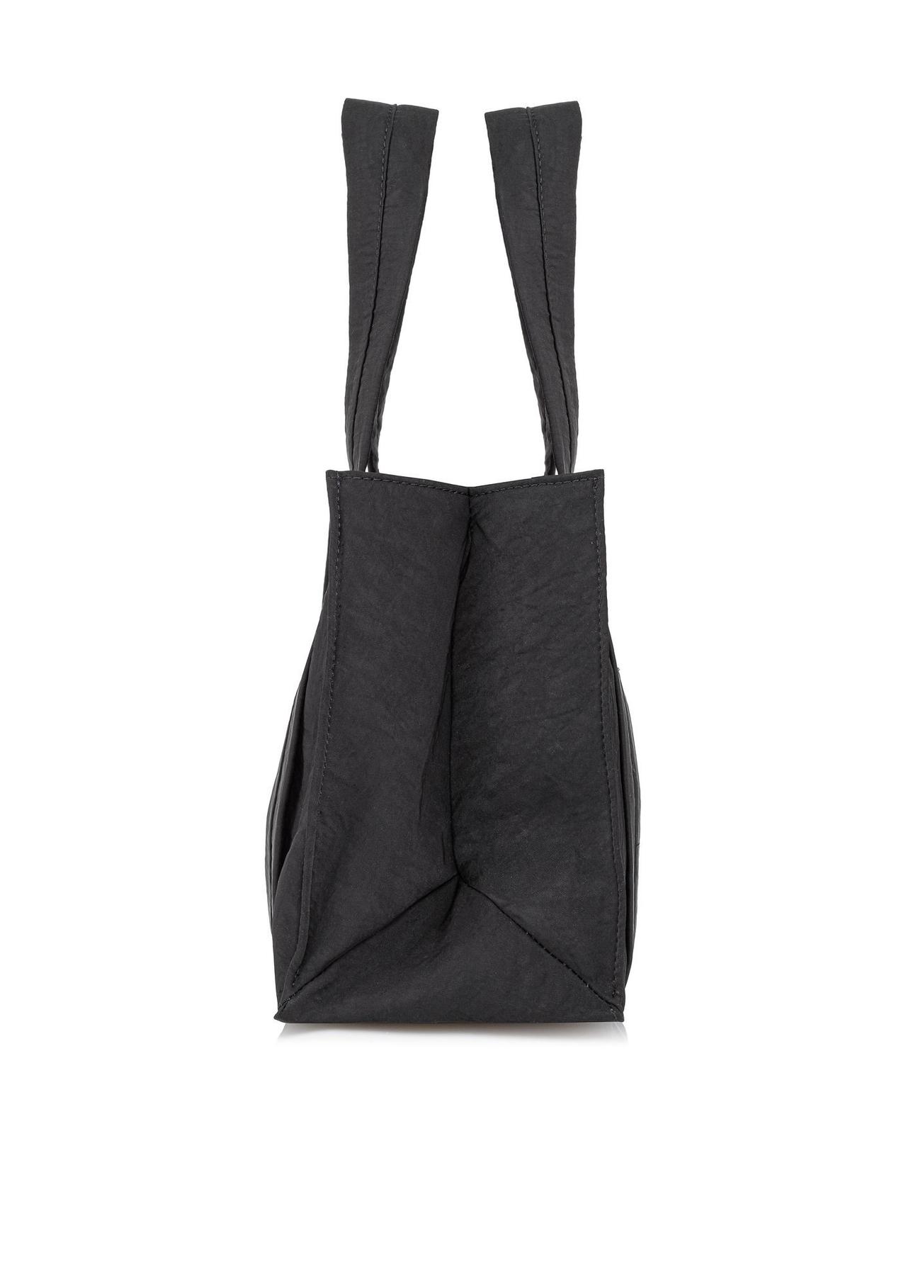 Czarna torebka damska typu tote bag TOREN-0249-99(W23)