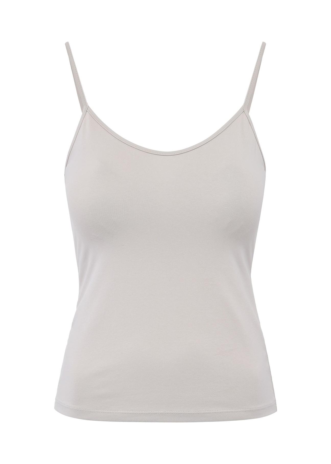 Beige women's camisole BLUDT-0175-80(Z24) pic. 3