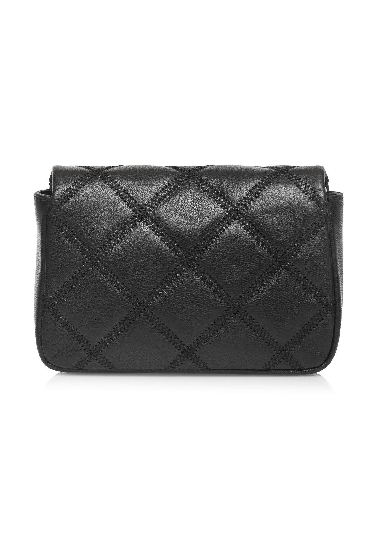 Small black leather women's handbag TORES-1044-99(Z24)-06