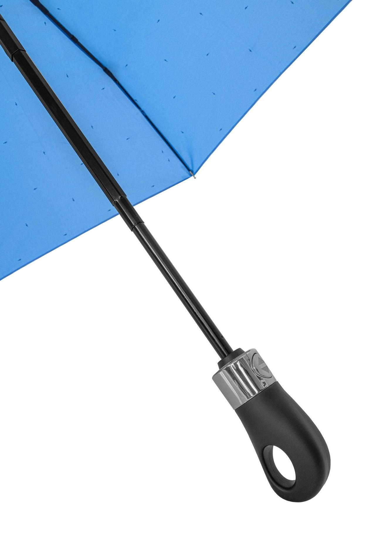 Składany parasol damski w kolorze niebieskim PARSD-0012-60(W24)