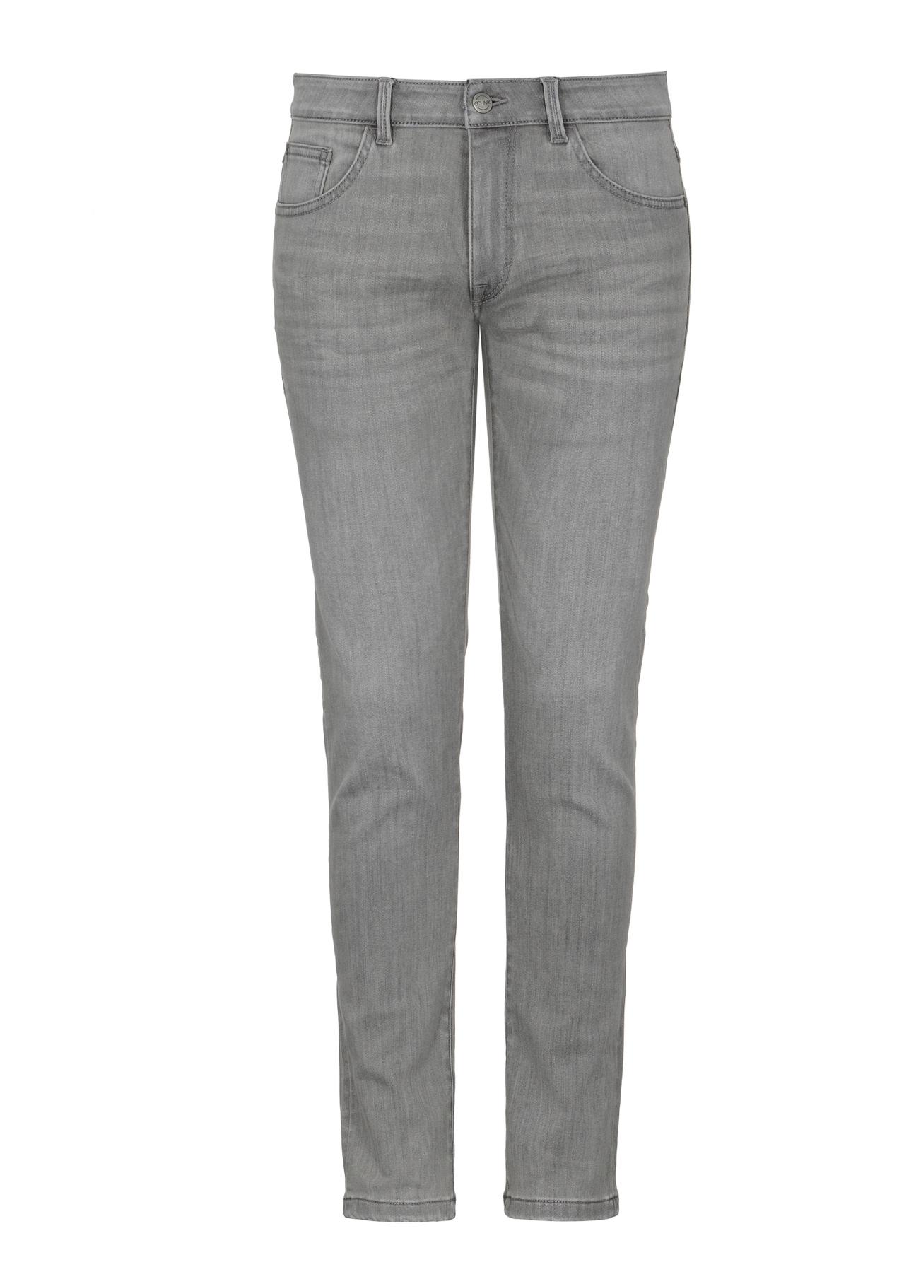 Szare spodnie jeansowe męskie JEAMT-0020-91(Z23)