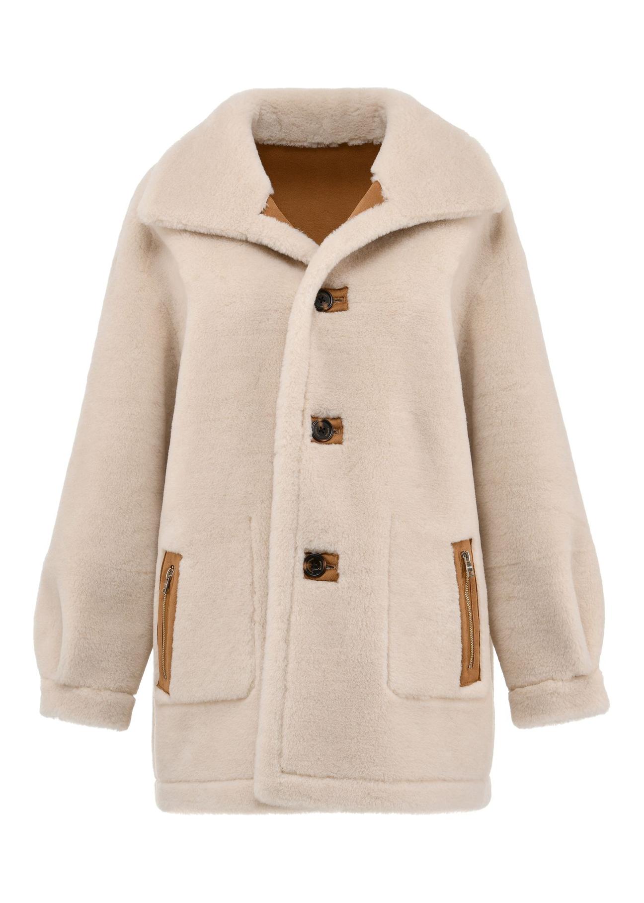 Women's double-sided sheepskin coat KOZDP-0009-24(Z24)-06