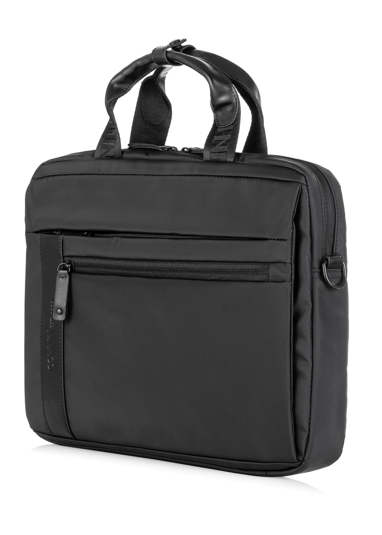 Black men's bag with handle TORMN-0203B-99(Z24)-02