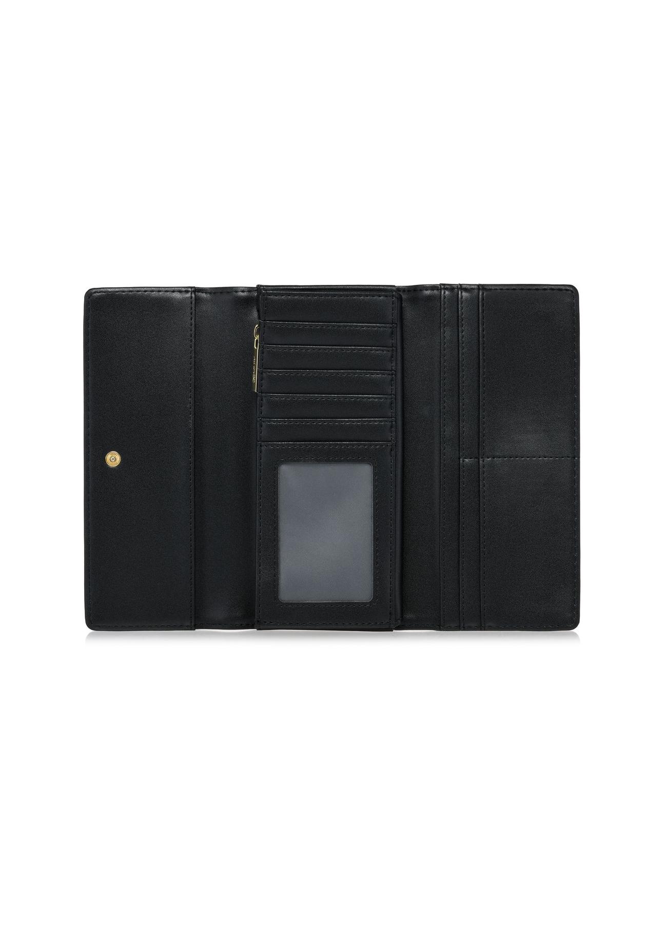 Black large women's wallet POREC-0398-99(Z24)-04