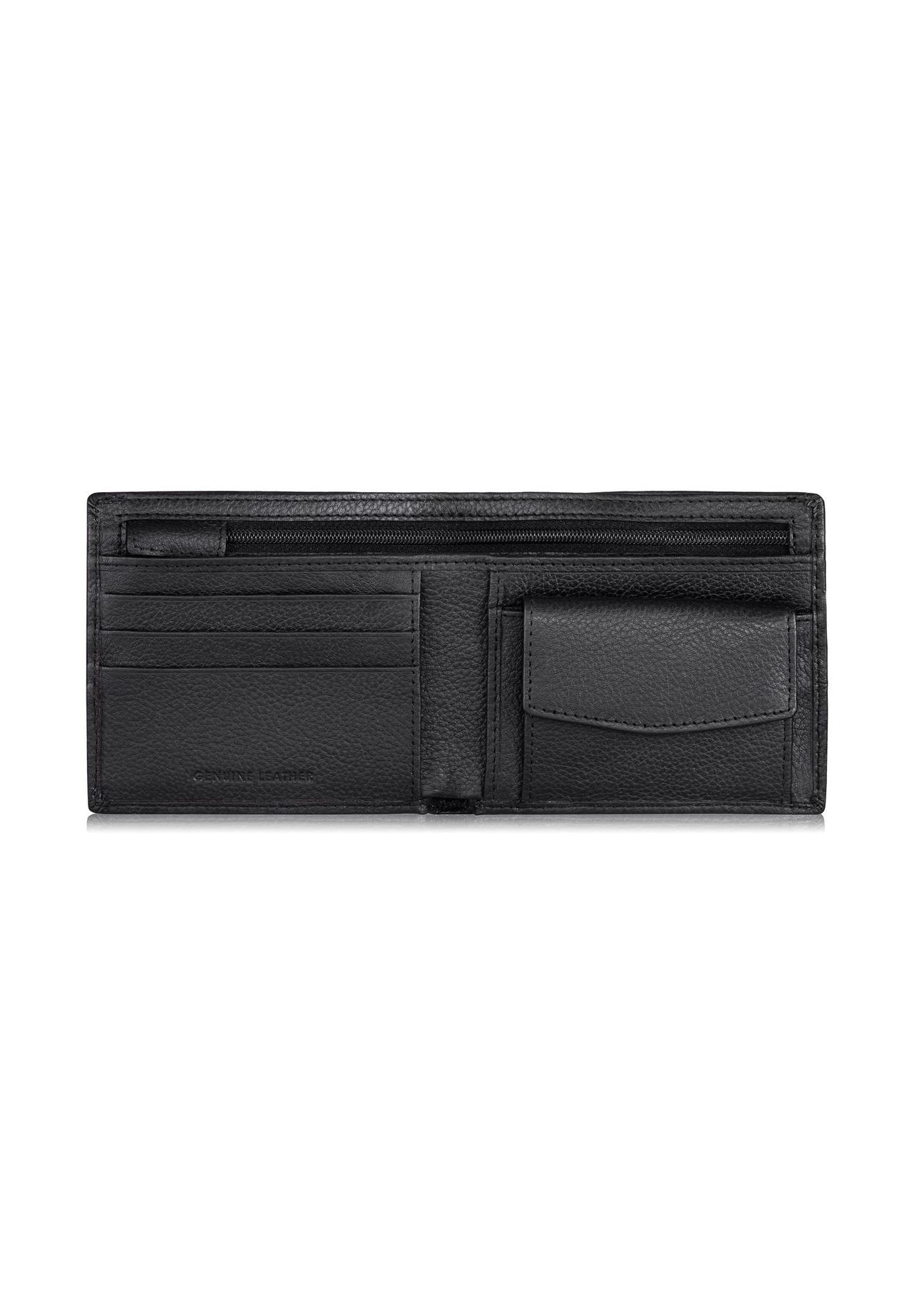 Skórzany portfel męski z przeszyciem PORMS-0522-99(W23)