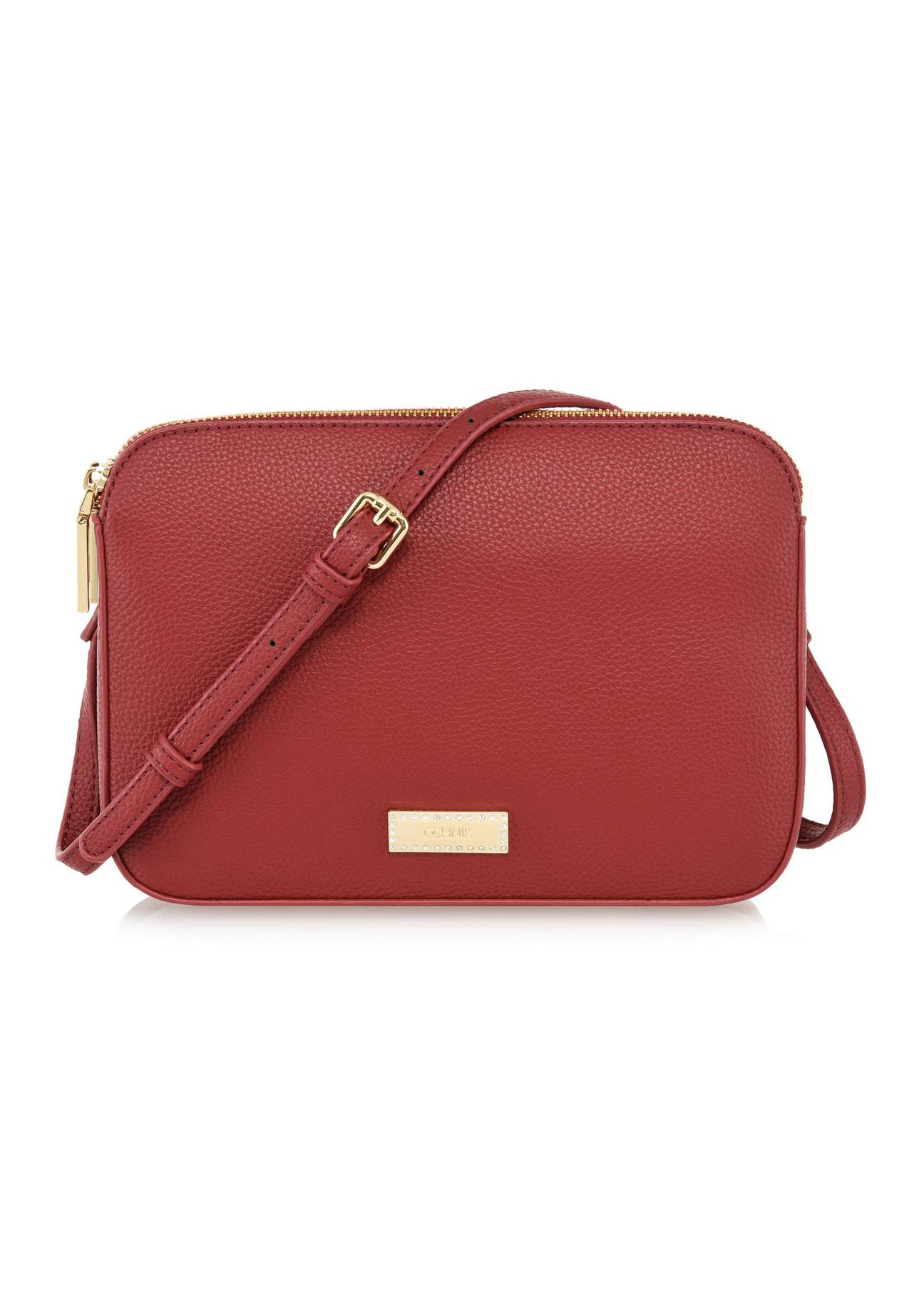 Burgundy women's handbag TOREC-0205D-49(Z24)-01