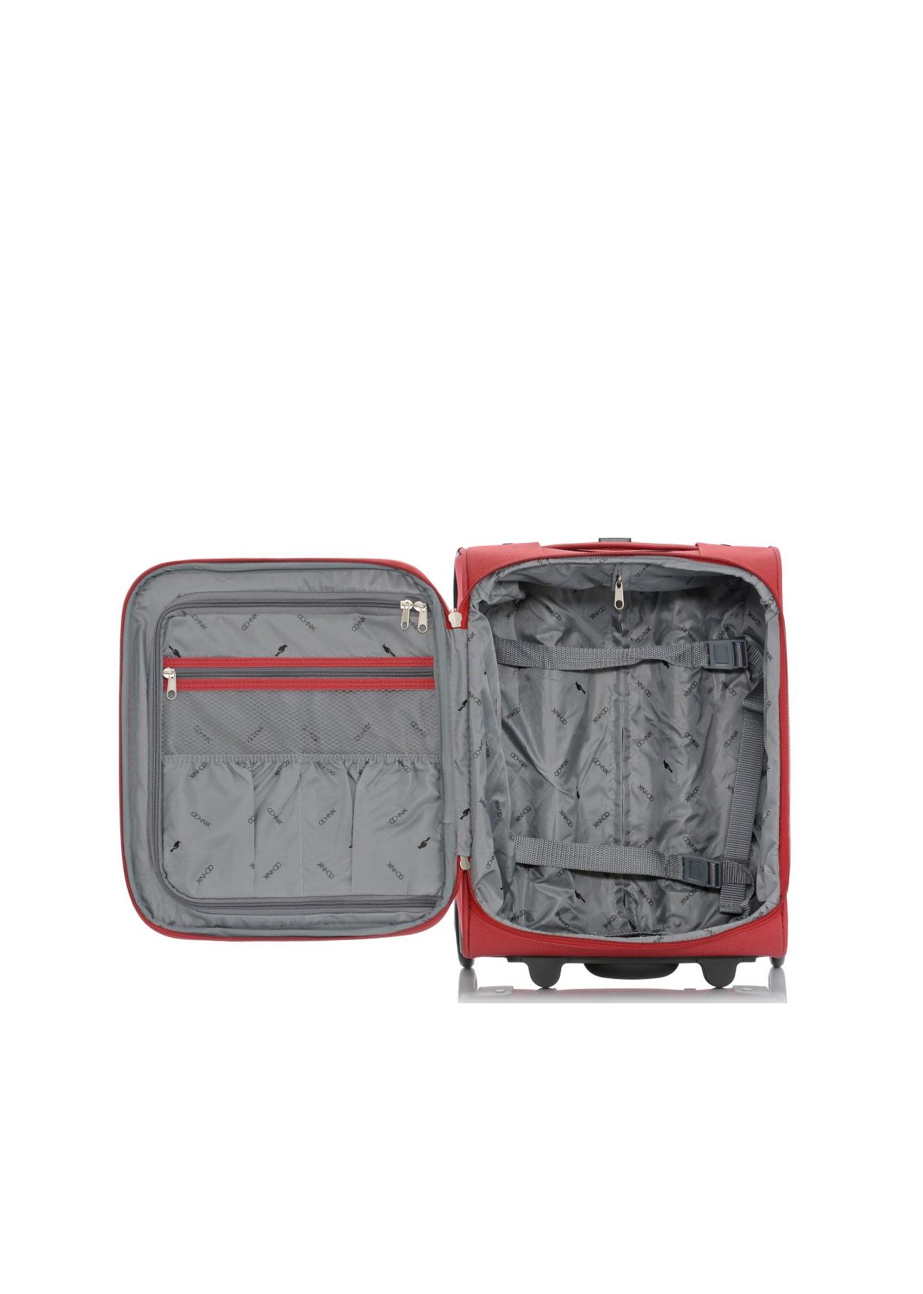 Mała walizka na kółkach WALNY-0019-41-16(ś)