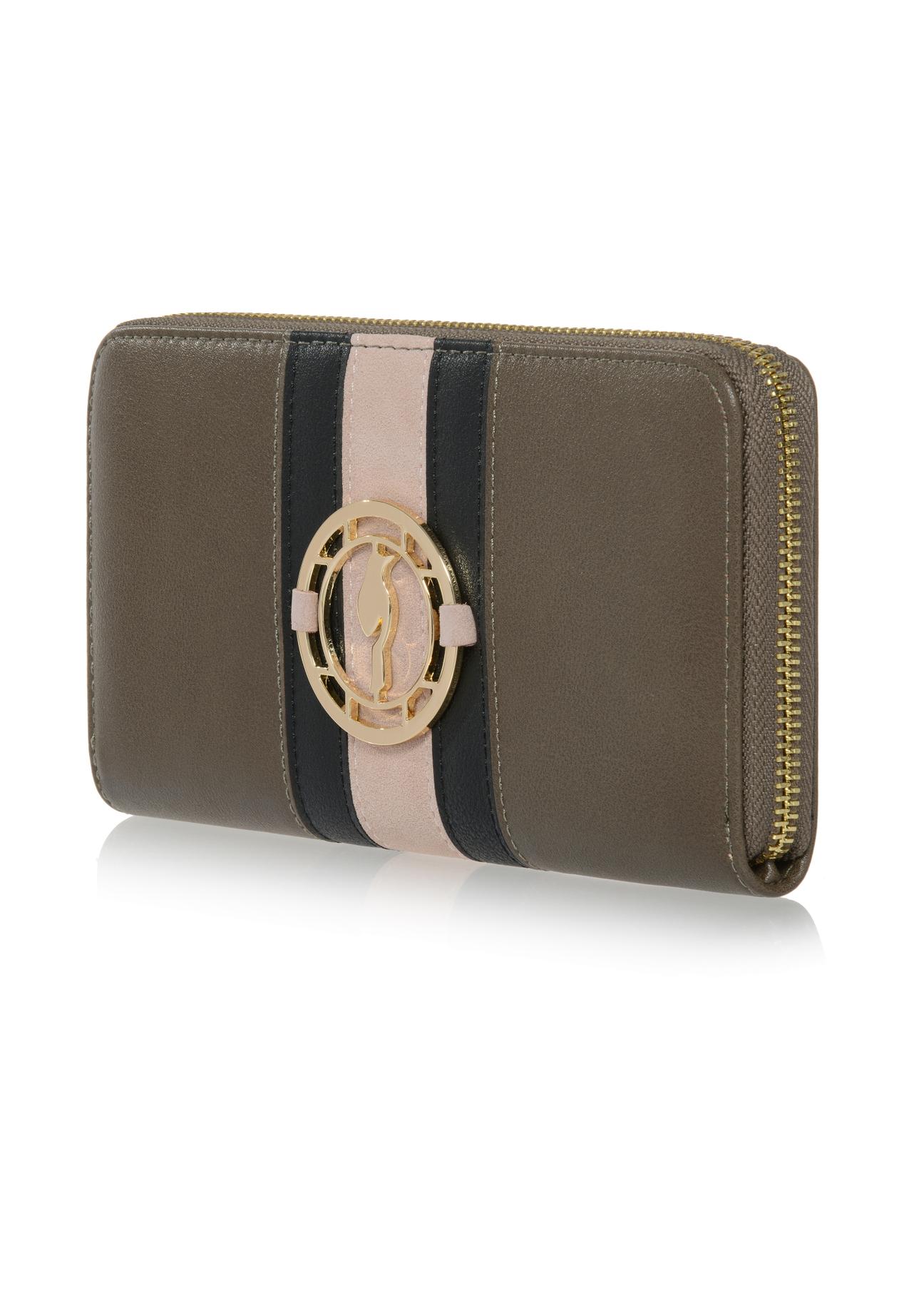 Duży ciemnozielony portfel damski POREC-0358-54(Z23)