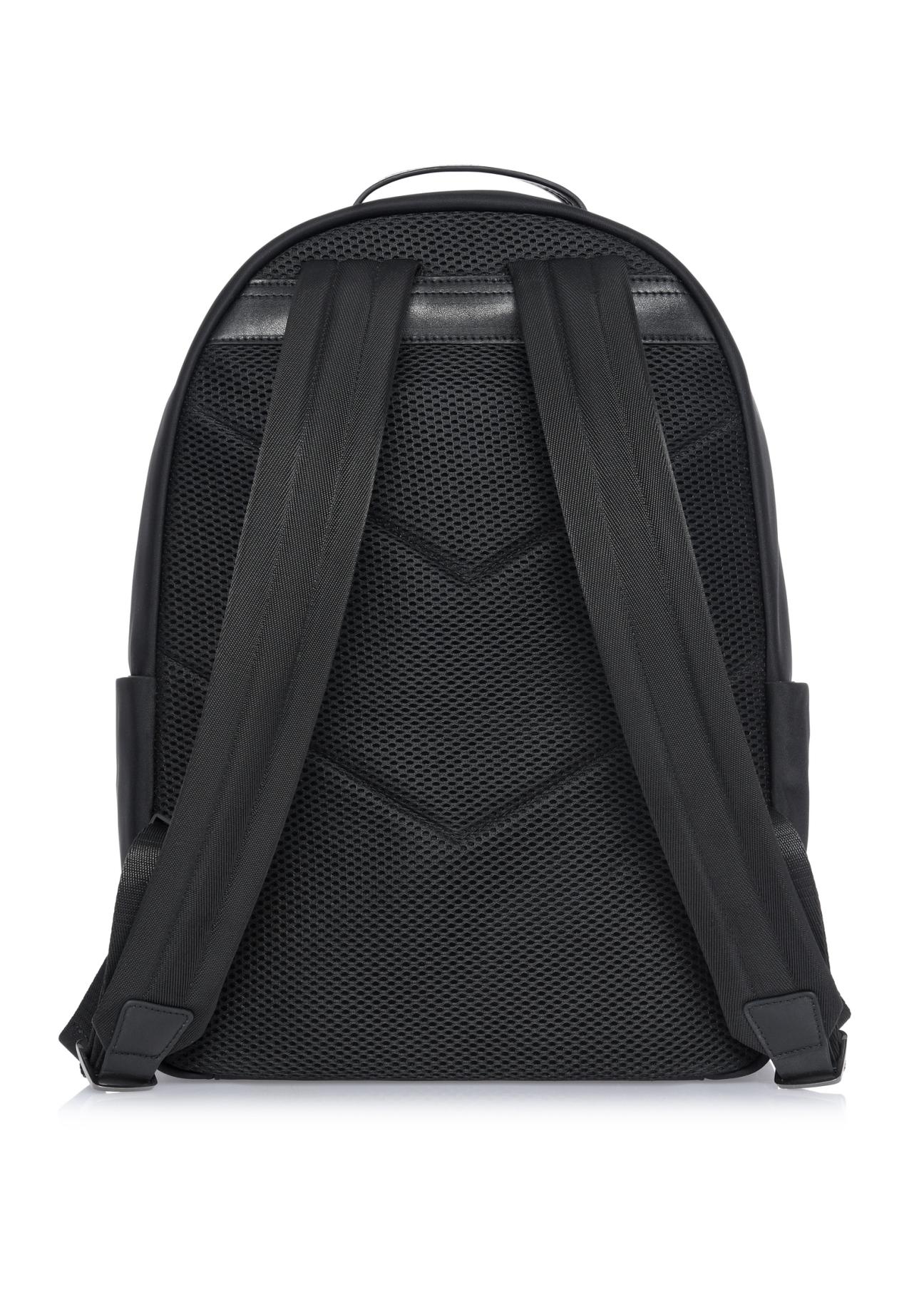 Klasyczny czarny plecak męski TORMN-0316-99(W24)