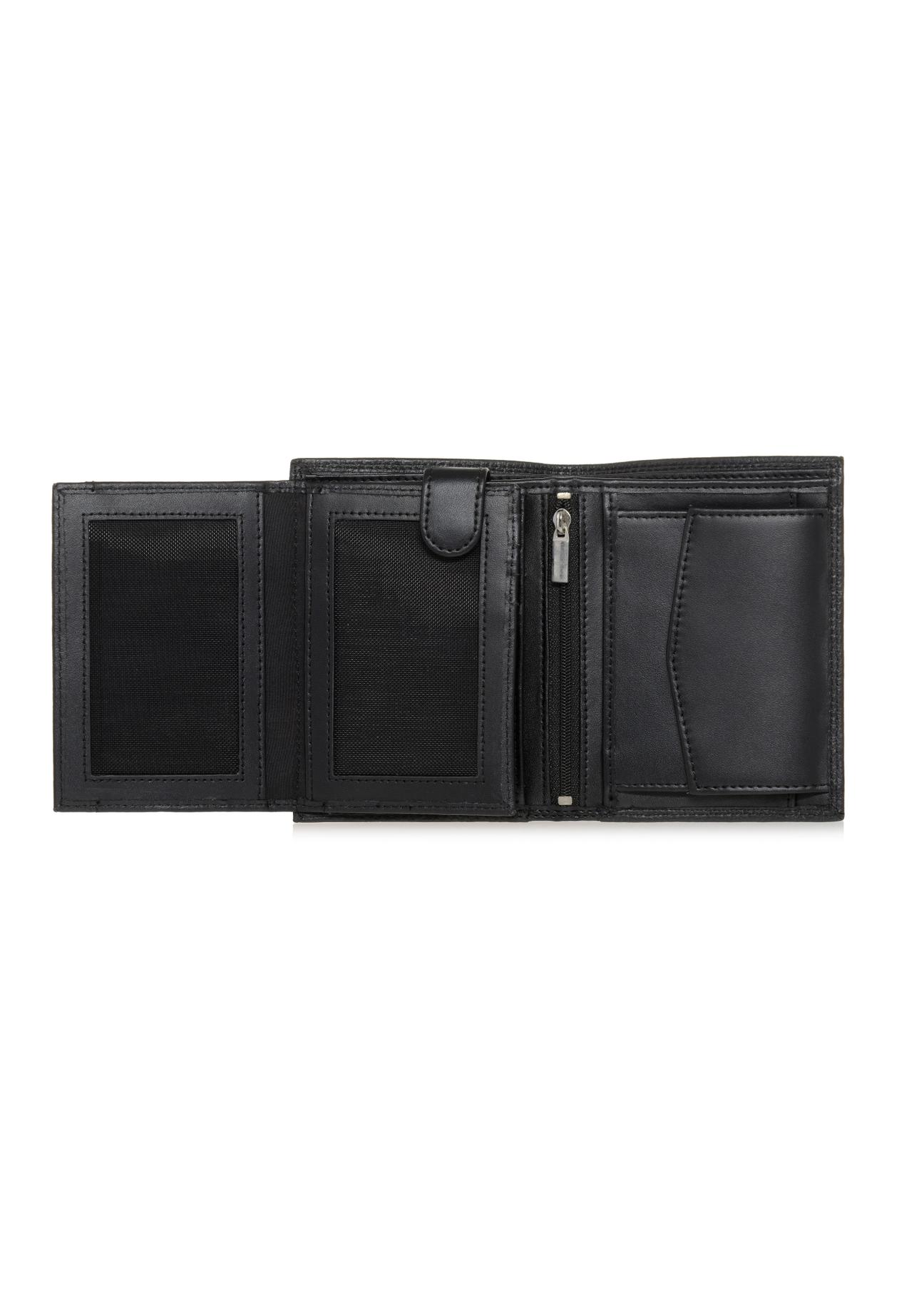 Skórzany groszkowany portfel męski PORMS-0510-99(W23)