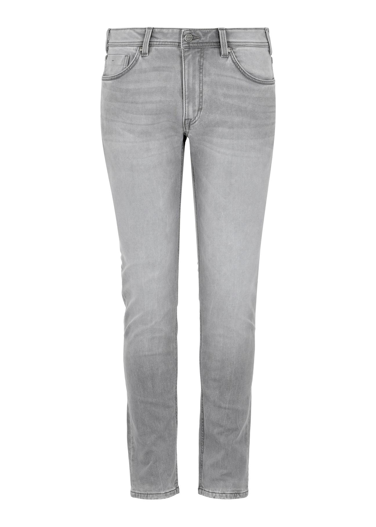 Szare spodnie jeansowe męskie JEAMT-0021-91(W24)
