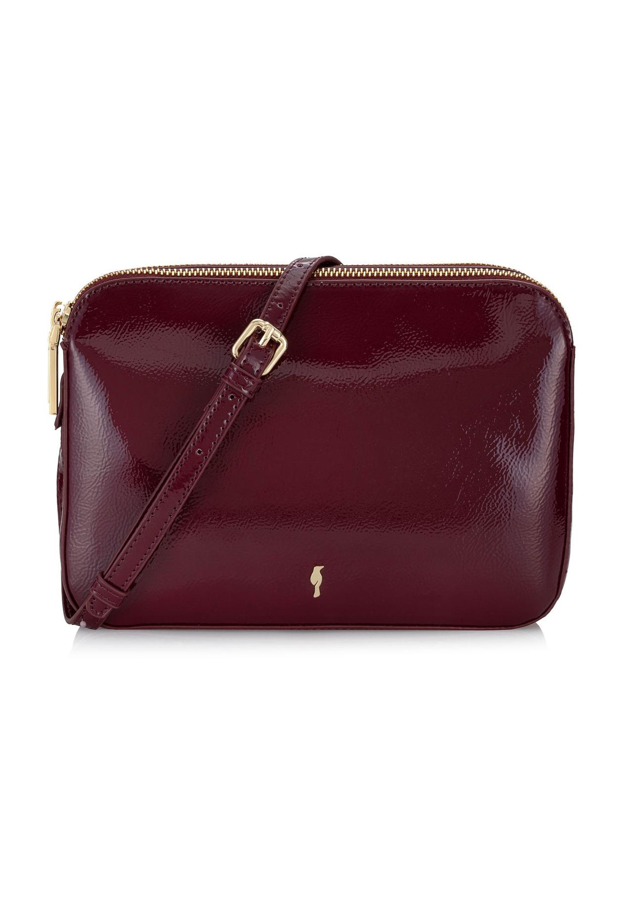 Patent claret classic women's bag TOREC-0205D-43(Z24)-01