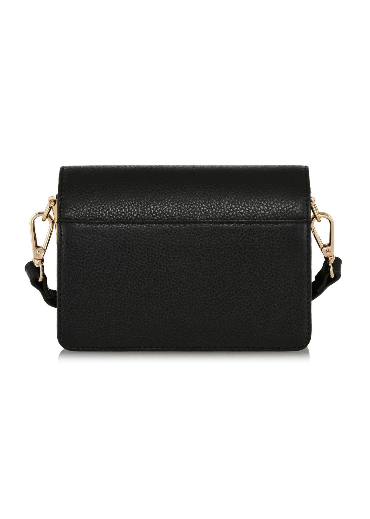 Small black leather women's bag TORES-1062-99(Z24)-03