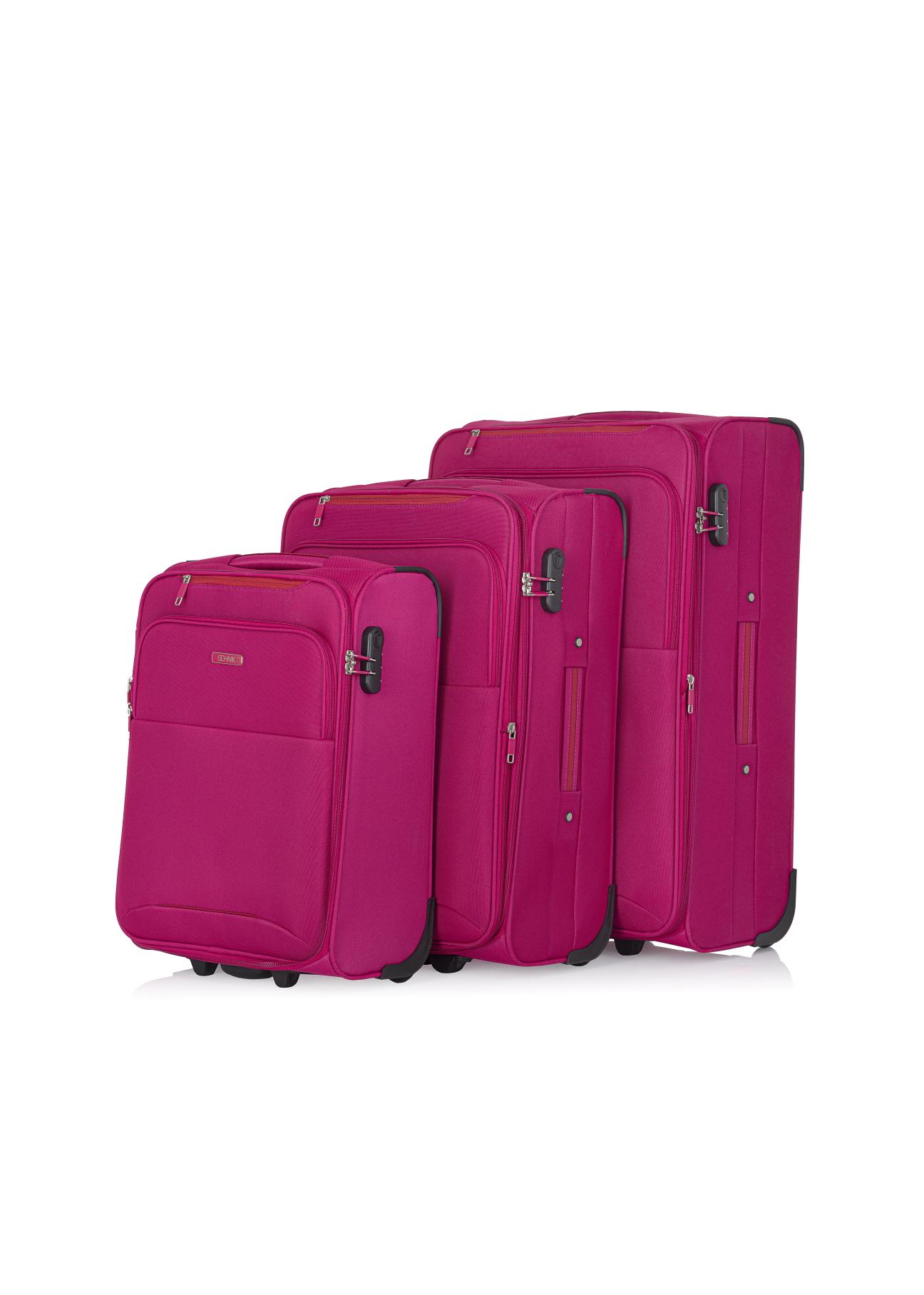 Komplet walizek na kółkach 19'/24'/28' WALNY-0033-31(W20)