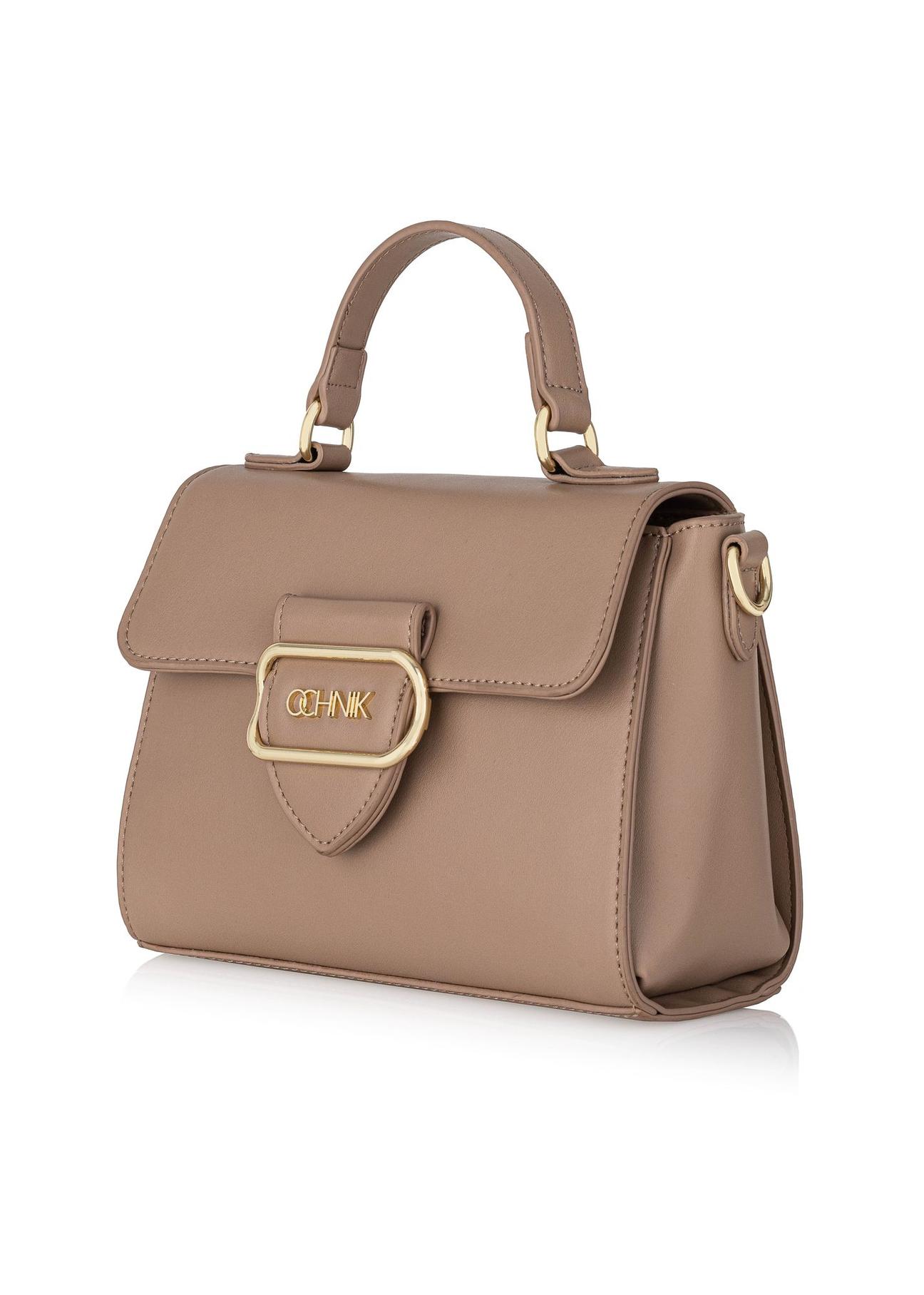 Beige small women's shoulder bag TOREC-0962-81(Z24)-03