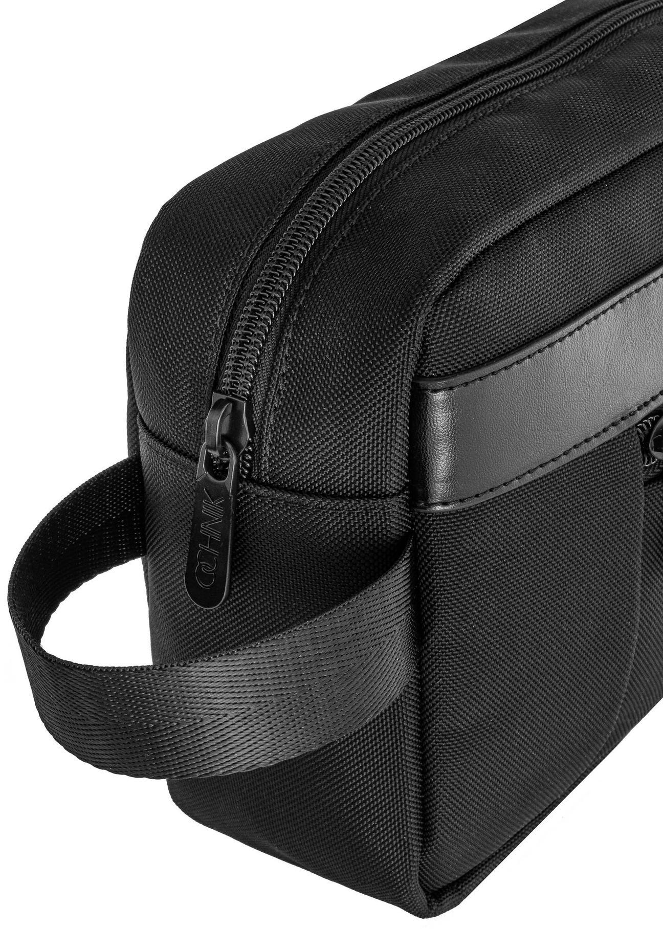 Black men's cosmetic bag TORMN-0341C-99(Z24)-07