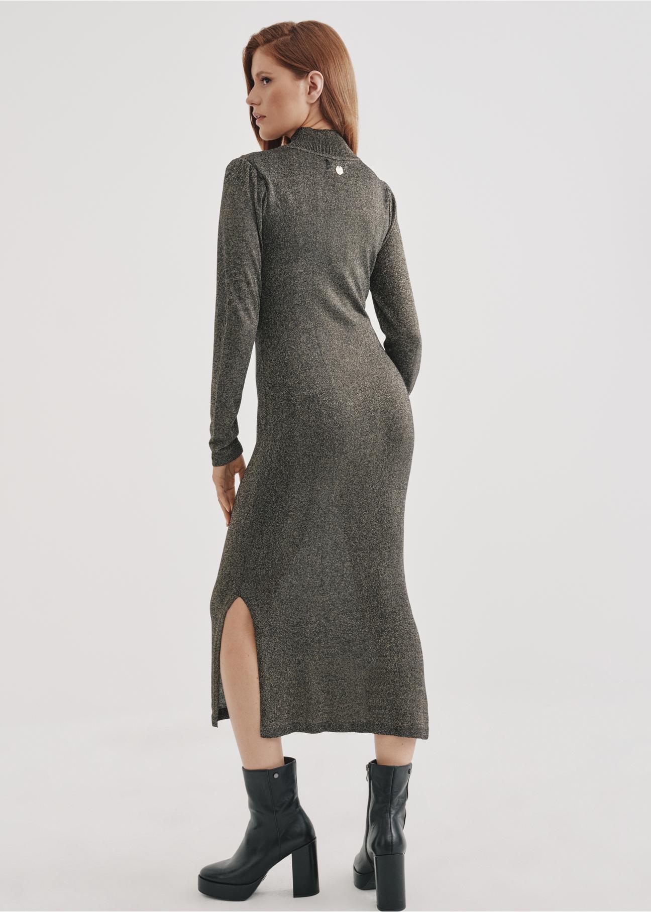 Długa brokatowa sukienka damska SUKDT-0168-99(Z23)