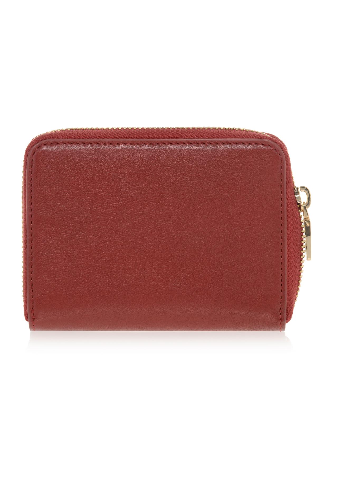 Czerwony portfel skórzany damski PORES-0864-40(Z23)