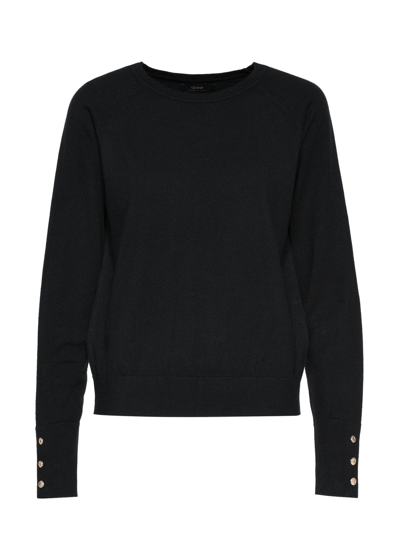 Black women's sweater SWEDT-0211-99(Z24)-01