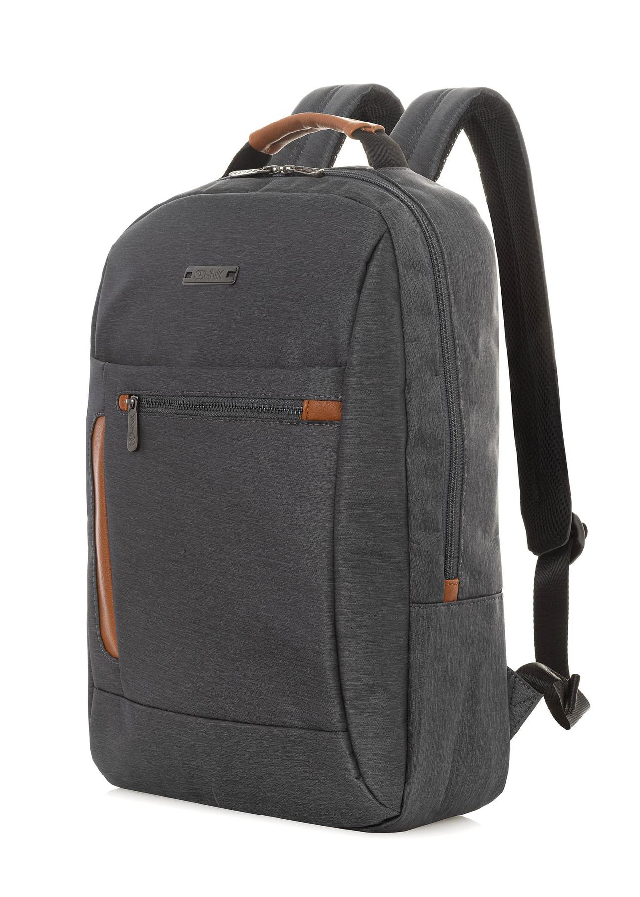 Gray men's backpack TORMN-0321-91(W24)-06