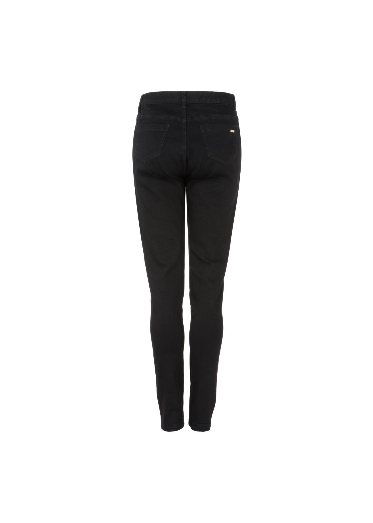 Czarne spodnie skinny damskie SPODT-0046-99(Z21)