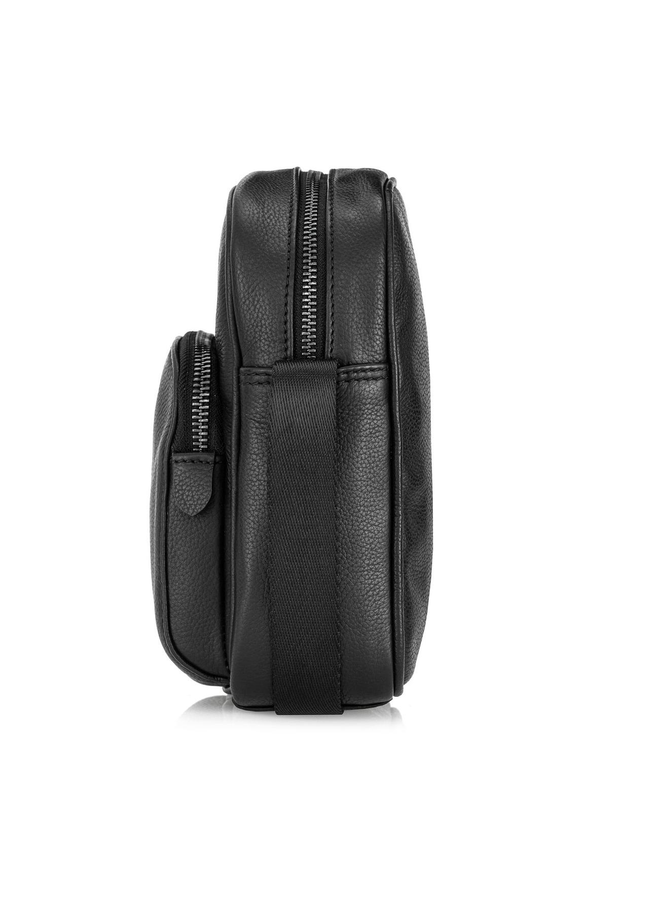 Men's black leather sachet TORMS-0017C-99(Z24)-04