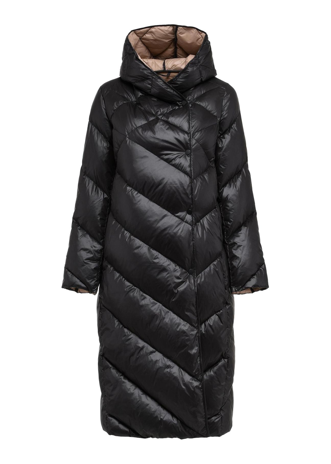 Long quilted women's jacket KURDT-0542-98(Z24)-03