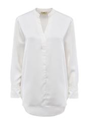 Cream airy women's shirt BLUDT-0176-11(Z24)-04