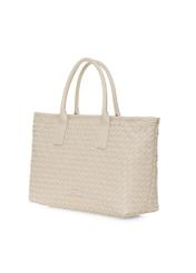 Kremowa torebka shopper damska TOREC-1008-12(W25)
