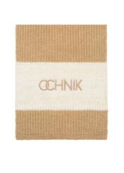 Beige women's scarf with OCHNIK logo SZADT-0125A-81(Z24)-02