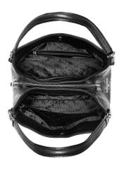 Skórzany czarny shopper damski TORES-0636C-99(Z23)