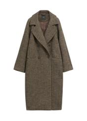 Płaszcz damski z wełną PLADT-0084-1L(Z26)