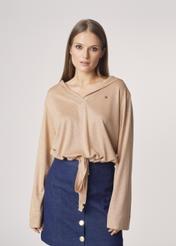 Bluza damska ze ściągaczem na dole BLZDT-0066-34(Z21)-02