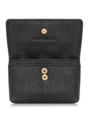 Black small leather women's wallet PORES-0895E-99(Z24)-05