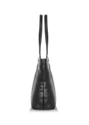 Czarna pikowana torebka damska TOREC-0832-99(Z23)
