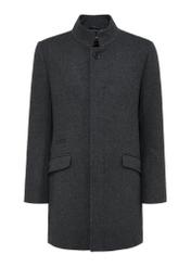 Men's gray coat PLAMT-0004-91(Z24)-01