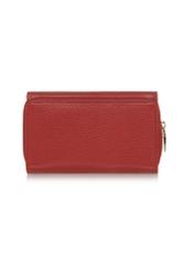 Duży czerwony skórzany portfel damski PORES-0801C-40(Z23)-02