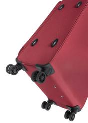 Walizka duża na kółkach WALNY-0045-4B-28(W26), widok kółek produktu na białym tle.