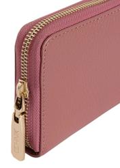 Pink leather women's wallet PORES-0800E-31(Z24)-06